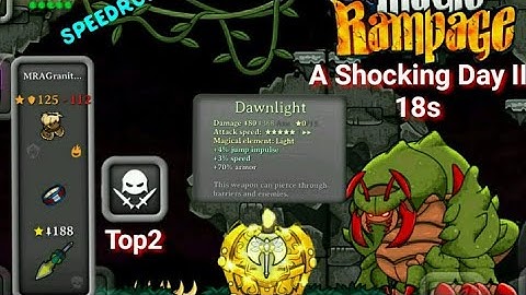 Magic Rampage | Weekly Dungeon - A Shocking Day II speedrun