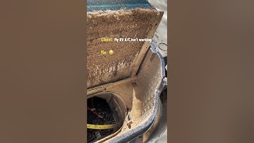 Clean the AC filters in your RV and check the AC unit up on the roof #rvrepair #rvac #rvmaintenance