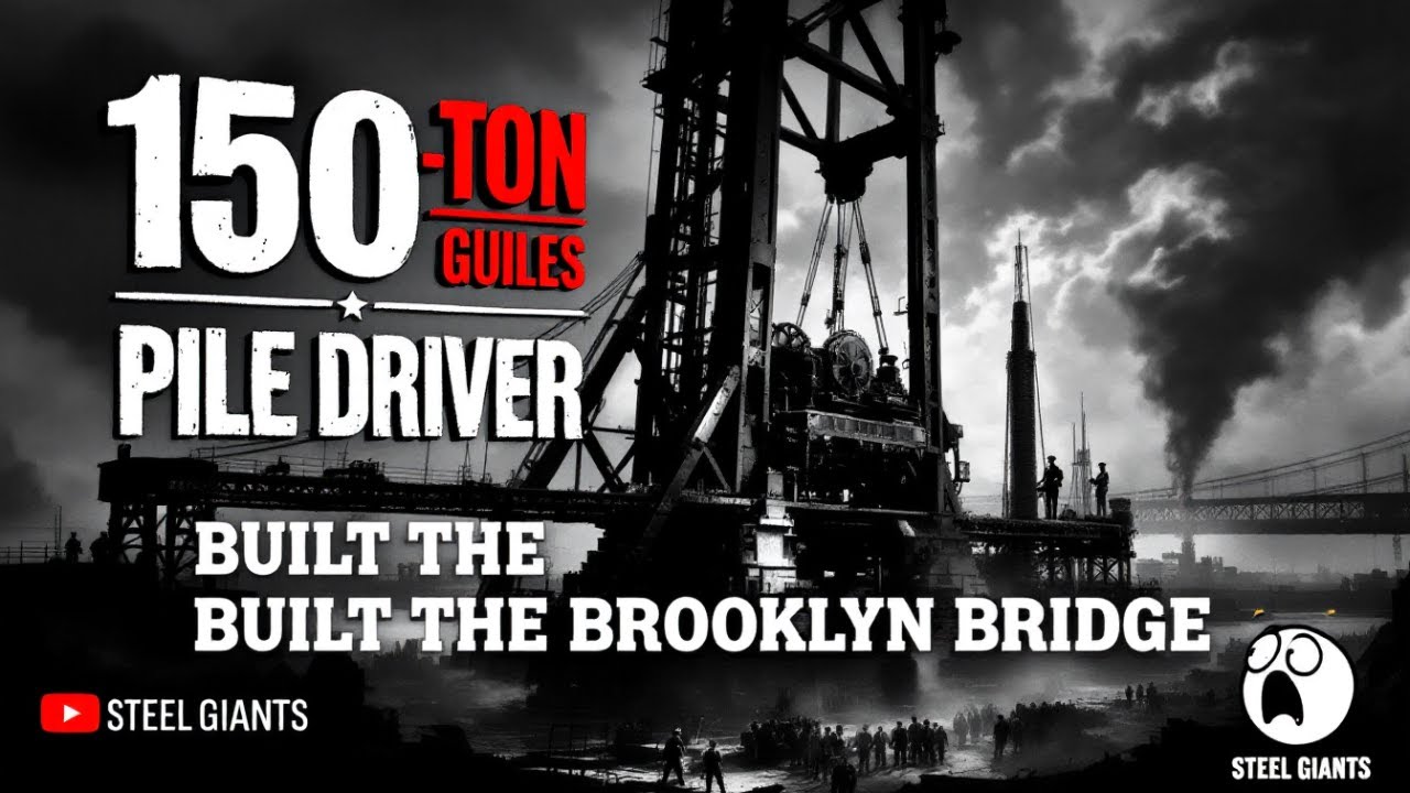 The 150-Ton Pile Driver That Built The Brooklyn Bridge