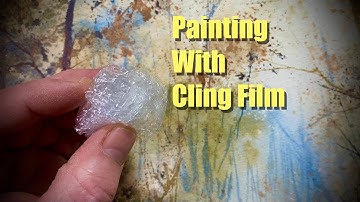Cling Film For Watercolour IS A GAMECHANGER !!!