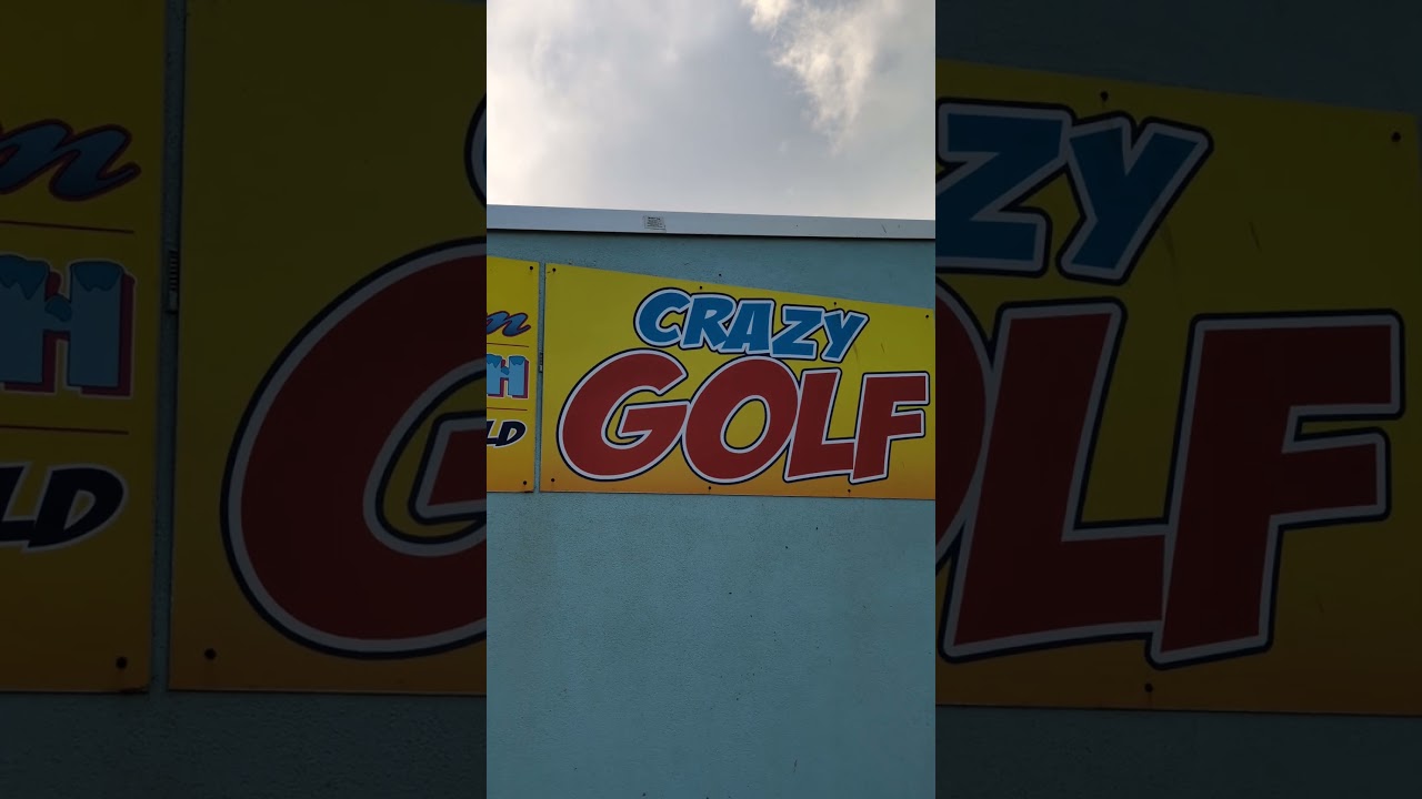 Drift Park Crazy Golf course in Rhyl, Wales 