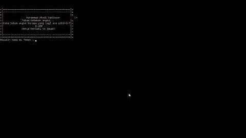 Program C++ Game Sederhana Tebak Angka