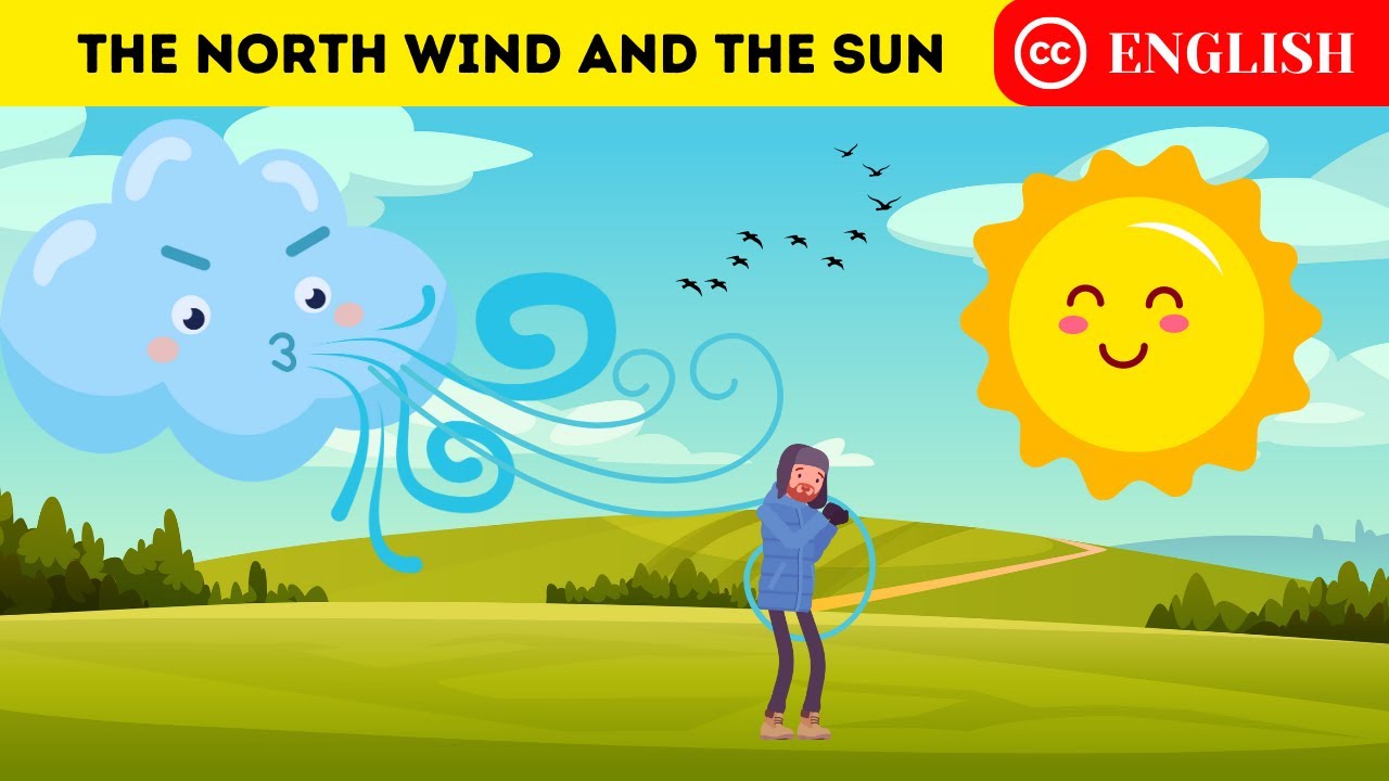 THE NORTH WIND AND THE SUN English Bedtime StoriesFairy Tales For Kids bedtimestories 