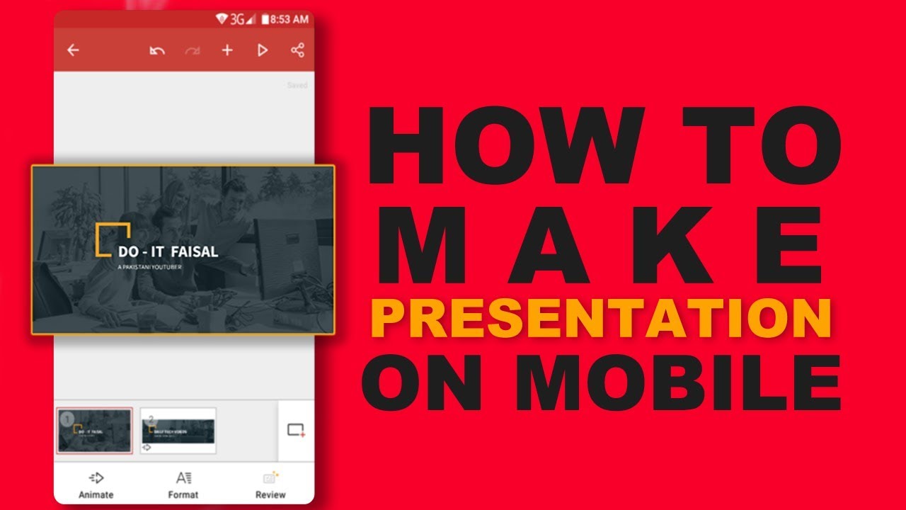 how to make presentation on mobile