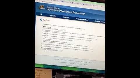 CALI EDD - how to backdate and claim