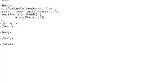 JavaScript Tutorial: Random Numbers