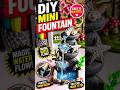 DIY Mini Fountain 💦 | Easy Waterfall Craft #DIY #CraftShorts #HomeDecor