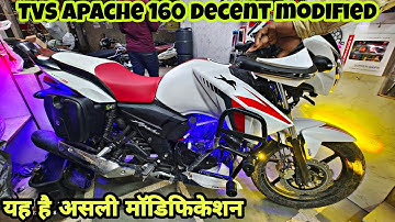 TVS Apache RTR 160 Modification | apache 160 modified | Apache decent modified