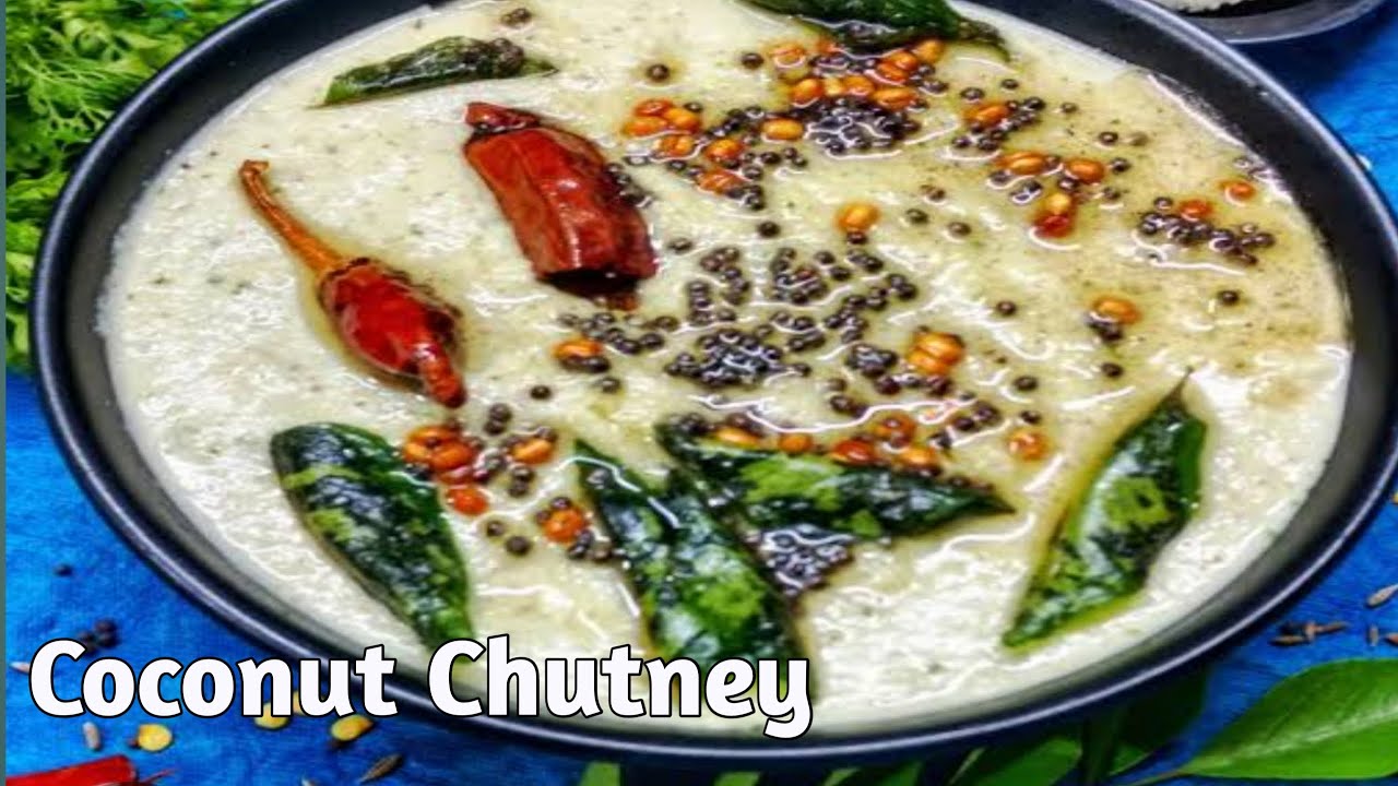 Coconut Chutney Recipe Chutney for Idli / Dosa Hotel Style coconut