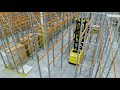 Aisle Master, Hyster Very Narrow Aisle Turret Truck and Roll Formed Racking