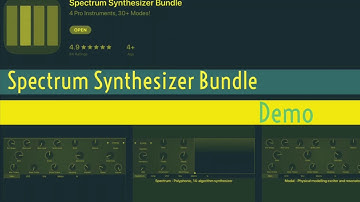 Spectrum Synthesizer Bundle Demo- Mutable Instruments as AUv3!