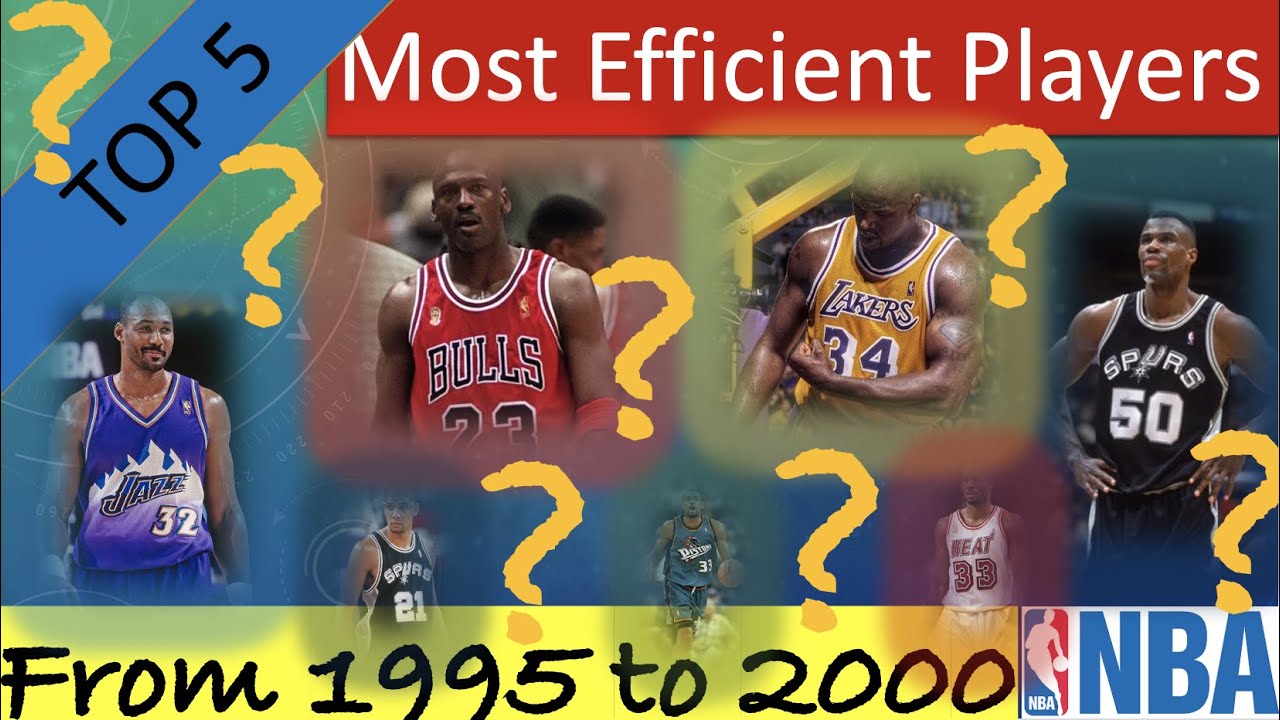 NBA | TOP 5 PLAYERS | 1995-2000 | Regular Season Edition #michaeljordan ...