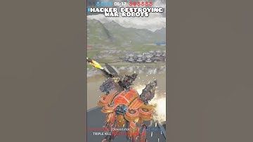 NOOB PLAYER!!!! HACKER DESTROYING [WAR ROBOTS] #shorts #noob #player #hacker #destroy #warrobots