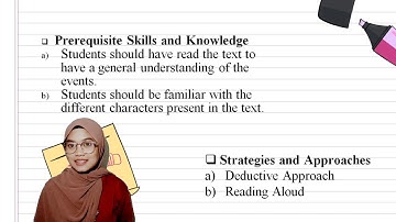 Lesson Plan using Deductive Approach