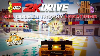 LEGO 2K DRIVE: Big Butte County (All Golden Trophy Locations) - HTG