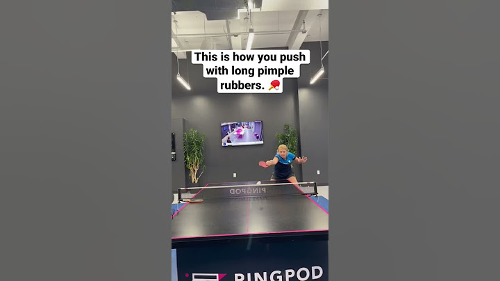 How to push with long pips rubber. #short #pingpong #sports