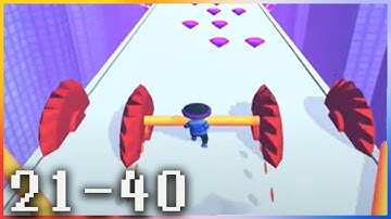 Roof Rails - Gameplay Walkthrough - Levels 21-40