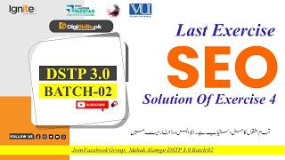 seo exercise 4 dstp 3.0 batch 02 2026 | dstp 3.0 batch 02