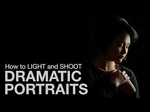 How to LIGHT and PHOTOGRAPH a Dramatic PORTRAIT