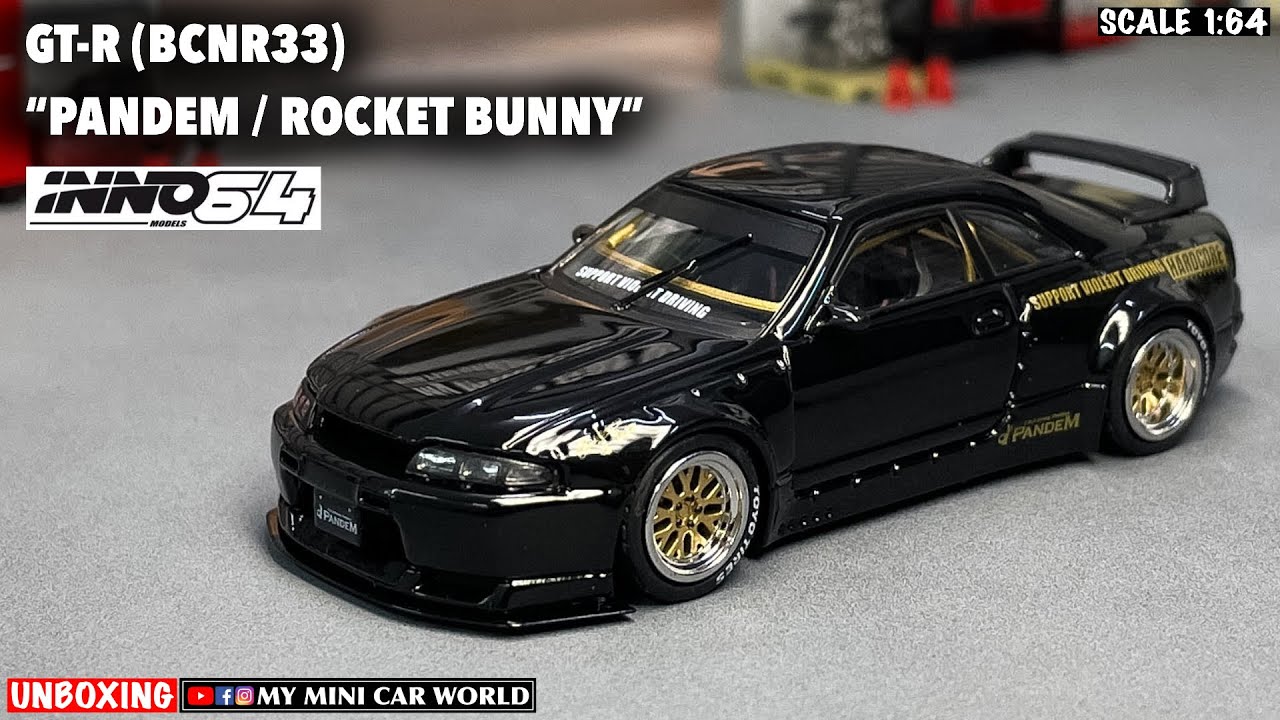MY MINI CAR WORLD』UNBOXING INNO64 1/64 GT-R (BCNR33) “PANDEM
