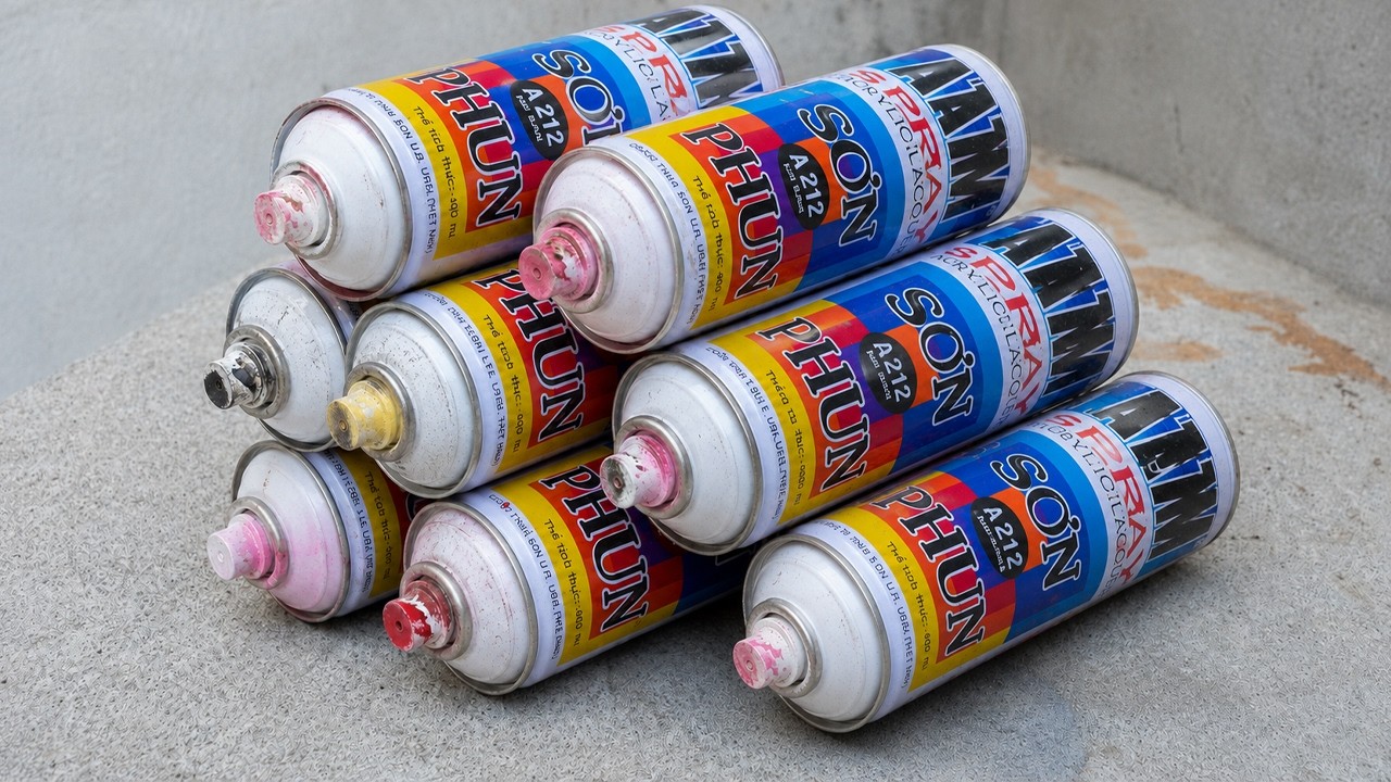 99% Of People Throw Away Old Spray Paint Cans Without Knowing This ...