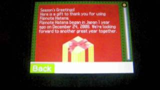 Flipnote Hatena - Secret Holiday Themes