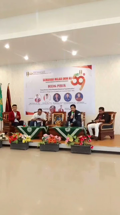 Menghadiri Milad ke - 59 Tahun Ikatan Mahasiswa Muhammadiyah (IMM) Sulawesi Tenggara.