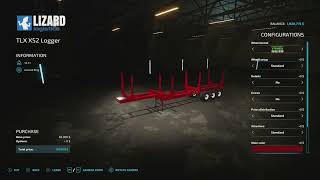 Fs22 mod TLX X52 Logger 🪵 Mod Hub Review #7 Console CP logging