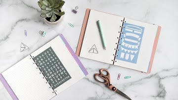 Filofax Stencils - Perfect for planning, bullet journaling and beyond!