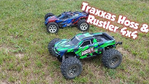 Traxxas Hoss and Traxxas Rustler 4x4