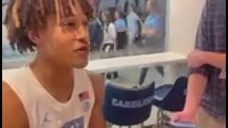 UNC Basketball Seth Trimble Georgia Tech Postgame Interview