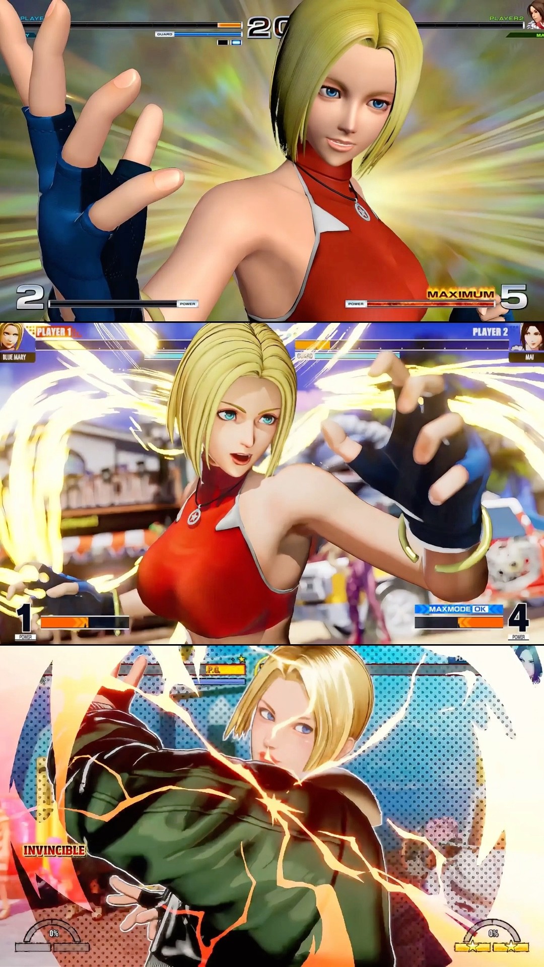 Blue Mary M.Dynamite Swing (KOFXIV - KOFXV - FFCotW) #cotw