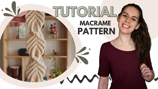 DIY Macrame Pattern | Tutorial 4K | Step by step | Shells