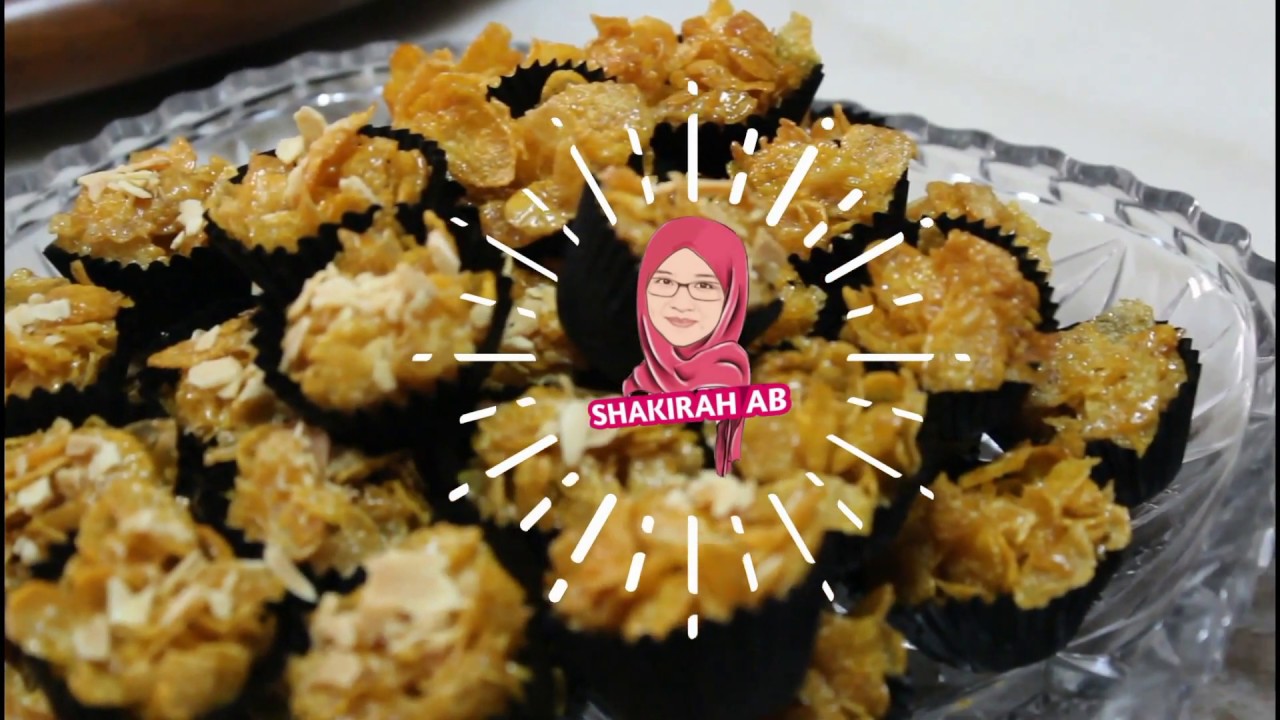 Resepi Cornflakes Madu Rangup & Sedap, Cornflakes Honey  YouTube