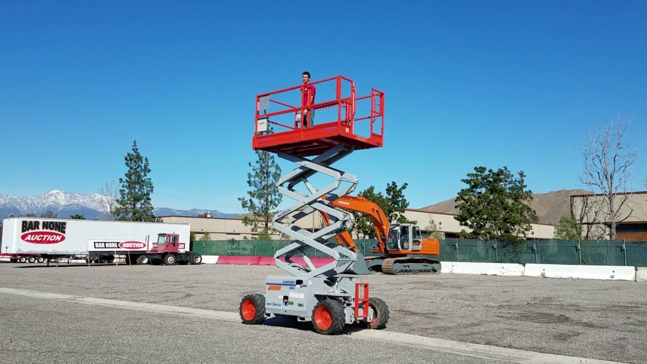 2007 Skyjack SJ6826 RT Scissor Lift YouTube