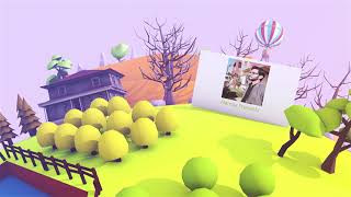 After Effects Template | Low Poly Environments | 3D Modeling