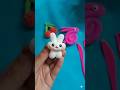 white bunny🐰🤍Haath se banayi hai #viral #diy #clay #likeandsubscribe