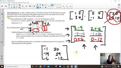 7.5 Operations with Matrices