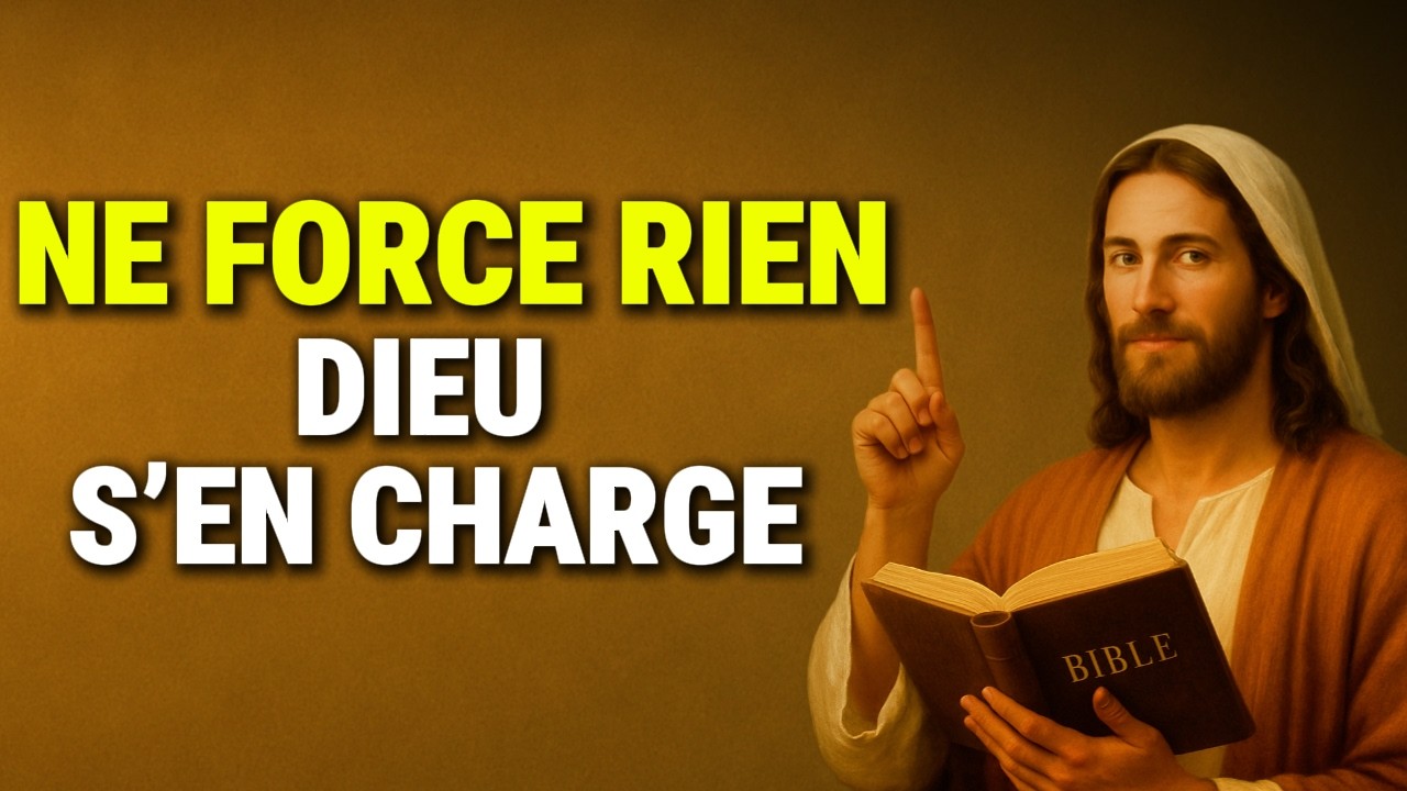 Arrête de forcer : laisse Dieu te montrer le chemin – Psaume 37:5 | Message prophétique