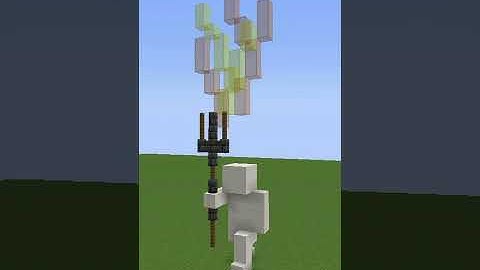 Minecraft - Aquaman Statue Build #Shorts