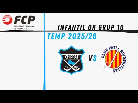 Club Hoquei Prat 🆚 Club Patí Riudebitlles (Infantil)