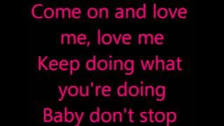 Anja - Baby Don't Stop Now  (lyrics)