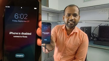 iPhone is disabled connect to iTunes solution | iPhone 6
