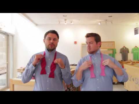Youtube Paisley Coral Bow Tie