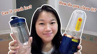 Deerma Portable Blender Review | Blending Ice & Cleaning Demo screenshot 5