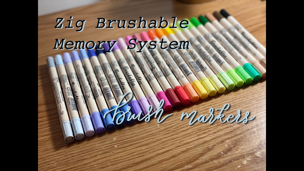 Zig Brushables Brush Pens