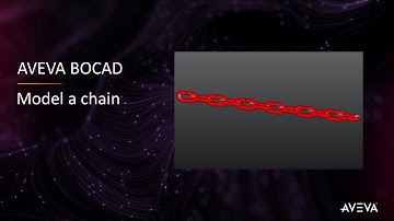 FAQ 076 - AVEVA Bocad - Model a chain [with captions]