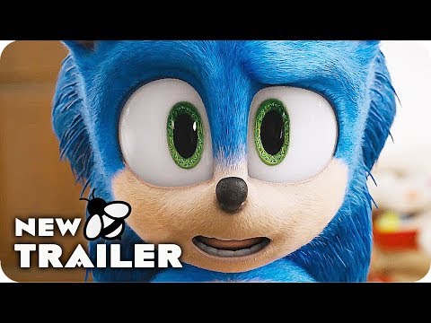 SONIC THE HEDGEHOG Trailer (2020) New Design!
