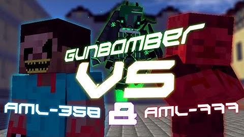AML-358 & AML-777 vs GunBomber | (Gun-Union vs Mallowsaur) | [Made by RoboDragon11]