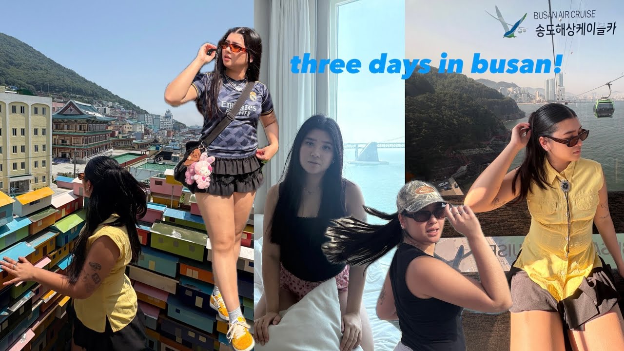 Видеоблог о 3 днях в Пусане, Южная Корея (культурная деревня Гамчхон, пляжи Квангалли и Хэундэ, в...